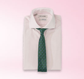 White Sateen Slim Fit Shirt