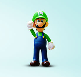 Luigi Feature Plastic Figure