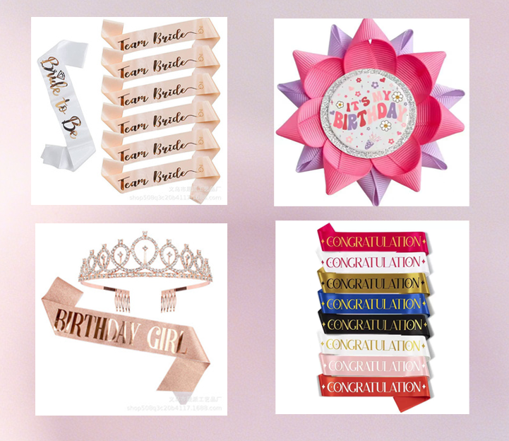 Birthday party supplies