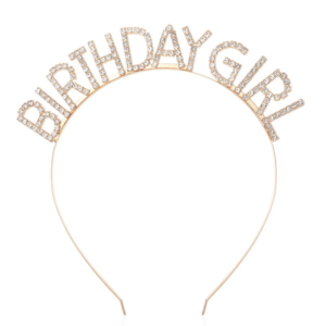 Best selling birthday girl headband headpiece for girl or queen's birthday party gift