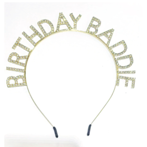 Best selling birthday baddie letter headband headpiece for birthday party decoration gift